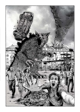 German Kaiju Comic - GOLDIZILLA